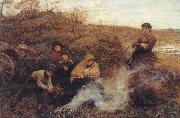 Frederick Walker,ARA,RWS The Vagrants oil painting reproduction
